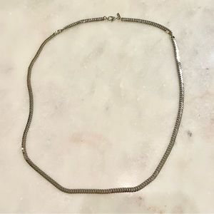 Vintage Monet Silver Chain Necklace